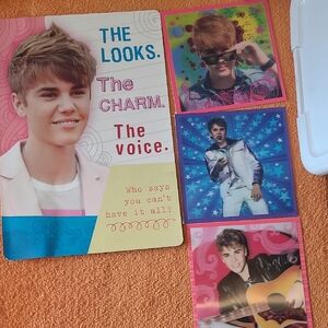 Justin Bieber 3D Hologram Set